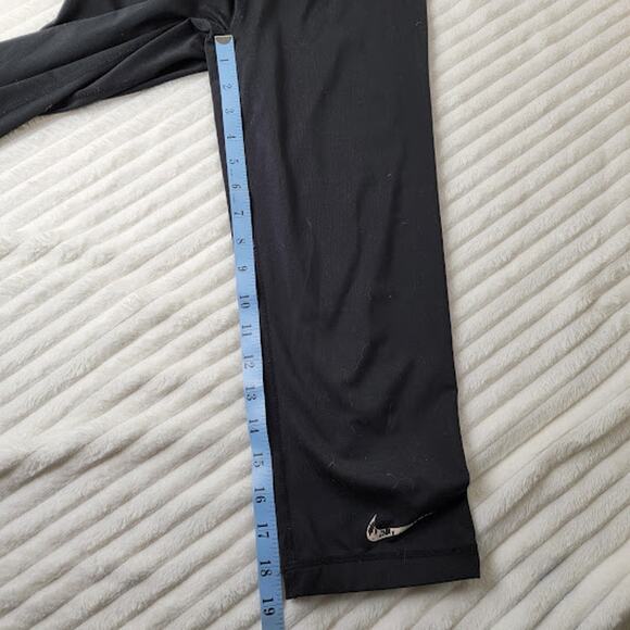 Nike‎ Pro Dri-FIT Compression Leggings Pants Black Size M Medium Workout Running - Picture 4 of 8